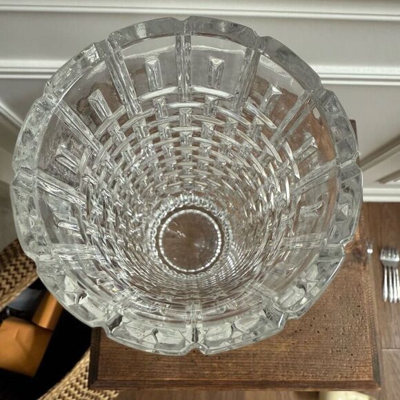 Vintage Art Glass Crystal Vase by Jiri Repasek Union 1970 10” - Picture 3 of 11